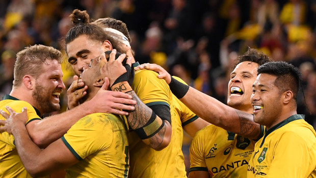 And now you're back, from outer space ... The Wallabies turned Australian rugby on its head with one All Blacks win.