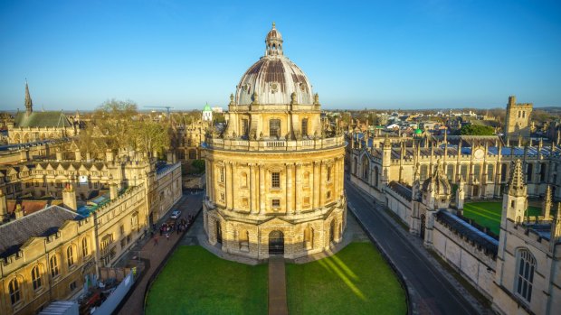 Aerial view of the Oxford University City