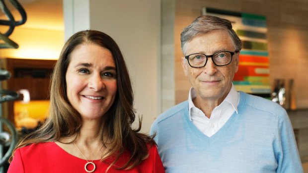 Microsoft co-founder Bill Gates and his wife Melinda.
