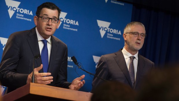 Premier Daniel Andrews and Special Minister of State Gavin Jennings.