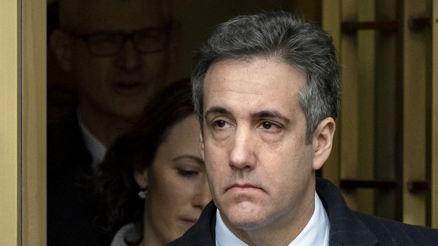 Trouble for Trump: his former lawyer Michael Cohen.