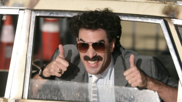 Classic character: Sacha Baron Cohen as Borat. 