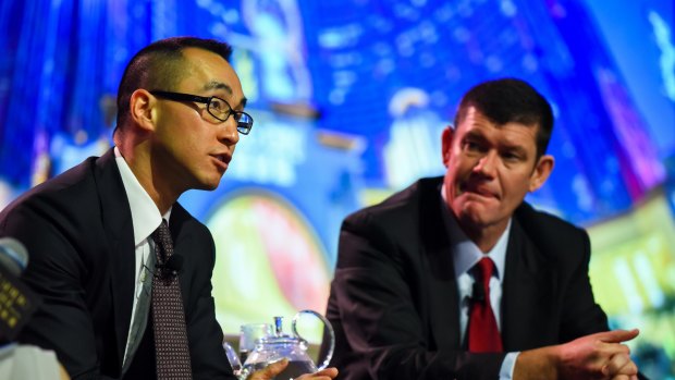 Melco boss Lawrence Ho (left) and James Packer (right) are both expected to be called to the inquiry. 