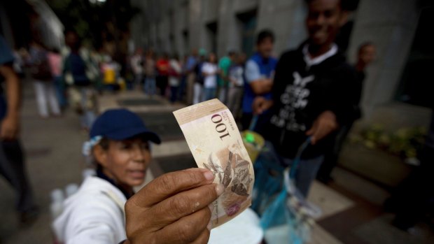 During Venezuela's economic crisis, their currency was declared worthless and money littered the streets. 