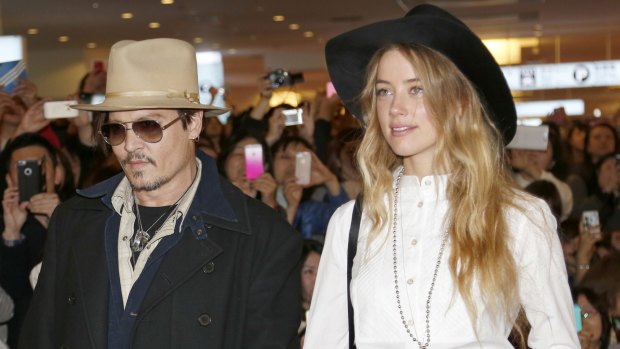 Amber Heard and Johnny Depp, pictured in 2015.