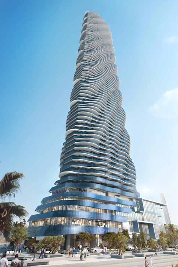 The development approved in 2015 for 3 Trickett Street that never eventuated.