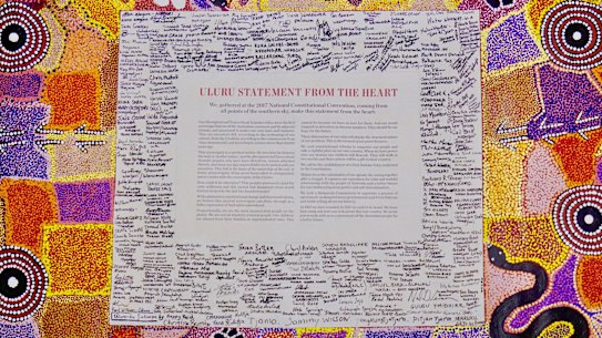 The Uluru Statement from the Heart.
