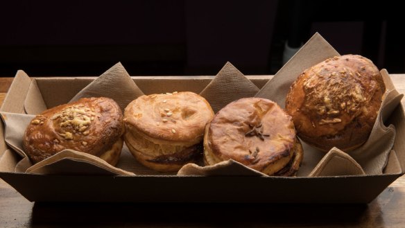 A selection of party pies at Pie Thief.
