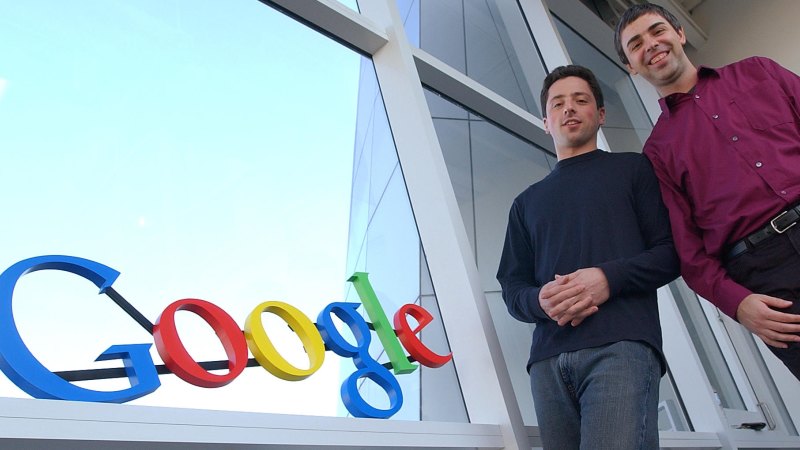 google co founders larry page sergey