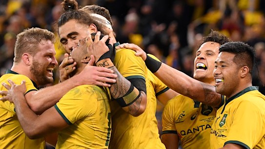 And now you're back, from outer space ... The Wallabies turned Australian rugby on its head with one All Blacks win.