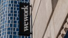 A WeWork co-working office space in San Francisco.
