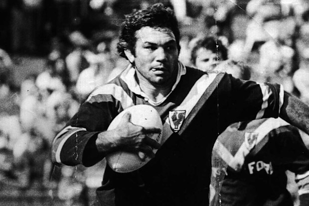 Arthur Beetson in 1976 for the Roosters.