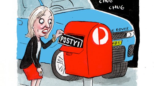 Gone are the plates: Christine Holgate.