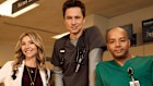 Doctors reunite: Sarah Chalke as Elliot Reid, Zach Braff as John ‘JD’ Dorian, and Donald Faison as Christopher Turk.