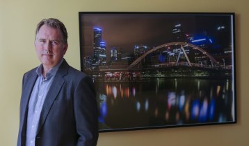 Former Victorian MP Clem Newton-Brown has started his own business called Skyportz to enable flying taxis. 