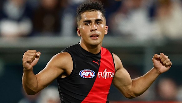 Isaac Kako has Essendon fans salivating.