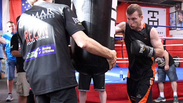 Jeff Horn says he isn't fazed by the words or actions of Crawford and his team.
