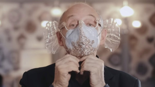 Hungarian orchestra conductor Ivan Fischer of the Budapest Festival Orchestra has invented a "music-enhancing" face mask.