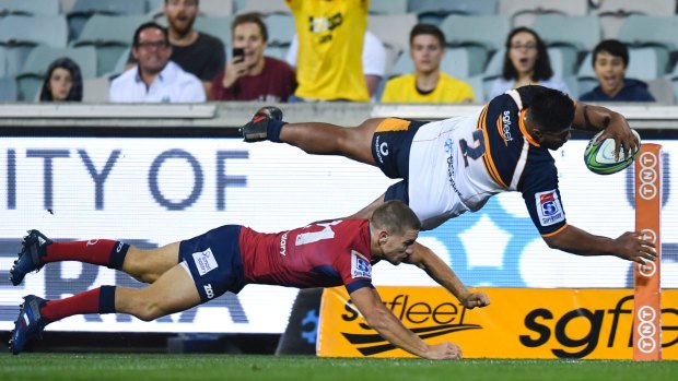 The Brumbies were at their attacking best on Saturday night.