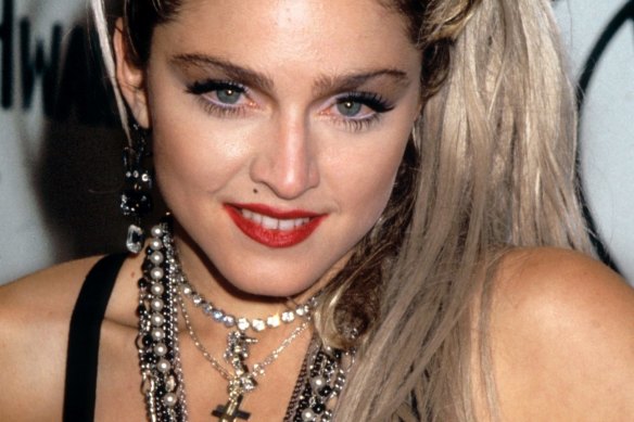 Madonna, pictured in 1985, during her meteoric rise to fame. 