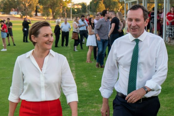 Amber-Jade Sanderson has been Minister for Environment and Climate Action since WA Premier Mark McGowan won a second term in March 2021.
