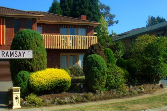 Homes on Pin Oak Court, Vermont South, aka Ramsay Street, Erinsborough.