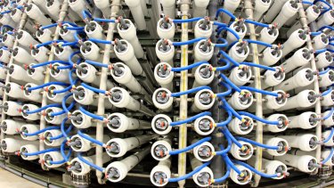Membranes at the Sydney Desalination Plant: restart going better than expected.