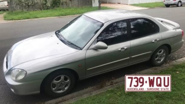 Police believe Damien Kennedy is travelling in a car similar to this one.