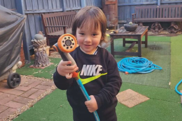 Three-year-old Jordan Dashwood.