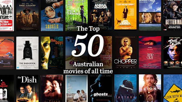 The top 50 Australian movies of all time: The logo over judges posters
