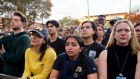 Supporters of Kamala Harris weep as the vice president concedes defeat. While young women did turn out for Harris, there were not enough to turn the tide.