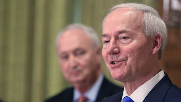 Arkansas Governor Asa Hutchinson.