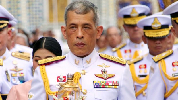 King Maha Vajiralongkorn took the throne two years ago after the death of his father. 