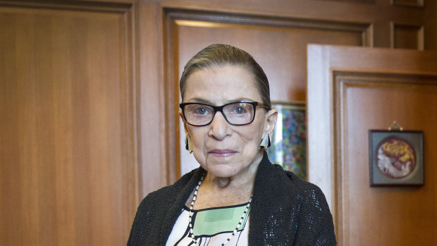 Justice Ruth Bader Ginsburg in 2014.