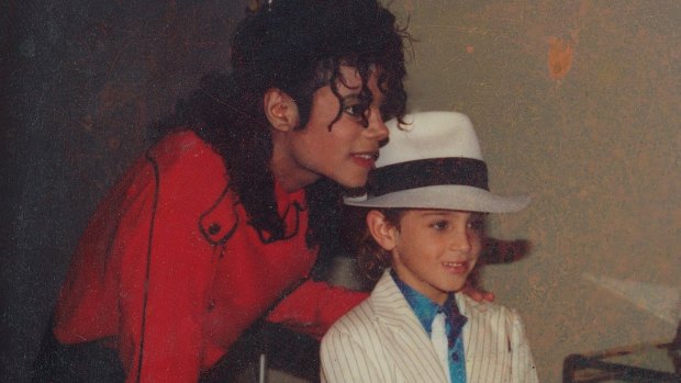 Michael Jackson with Wade Robson in Leaving Neverland.