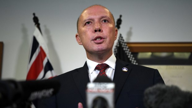 Peter Dutton speaks during a press conference in Brisbane on November 11.
