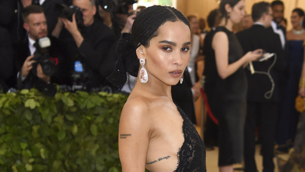 Zoë Kravitz at the Met Gala in May this year. 