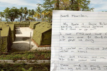 'I am done': A Manus Island security guard took her own life. Her suicide note was addressed to Scott Morrison