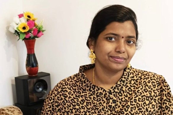 Anu Kumar at her home. 
