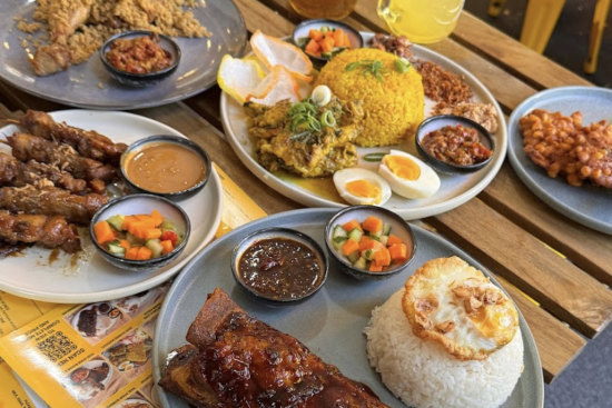 The nasi kuning manado at Kantin.