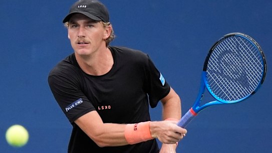 Australian tennis player Max Purcell.