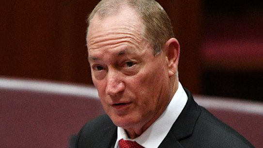 Senator honours White Australia Policy in first speech and calls for 'final solution' on immigration