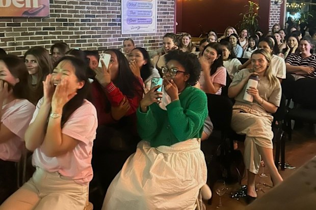 Inside one of The Chippo Hotel’s popular watch parties.
