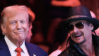 Former US president Donald Trump with Kid Rock.