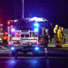 The crash scene in Bowral.