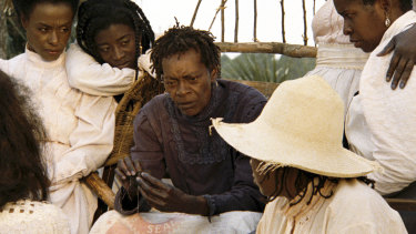 Cora Lee Day as Nana Peazant, centre, in a scene from Daughters of the Dust.