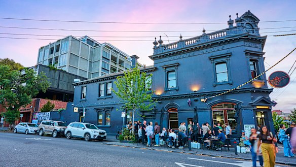 The Rochester Castle on Johnston Street, Fitzroy is going to auction.