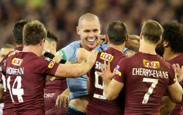Flashpoint: David Klemmer gets to know the Maroons at the MCG in 2015.