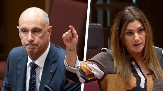 David Van has been removed from the Liberal party room after accusations of harassment from Lidia Thorpe.