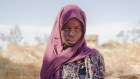 Sudanese refugee Toma at the Adré transit camp on the border of Sudan and Chad.